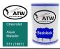 Preview: Chevrolet, Aqua Metallic, 511 (1967): 500ml Lackdose, von ATW Autoteile West.